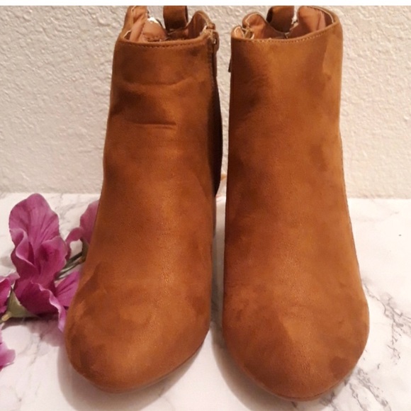 Nature Breeze Brown Ankle Booties - Picture 2 of 5